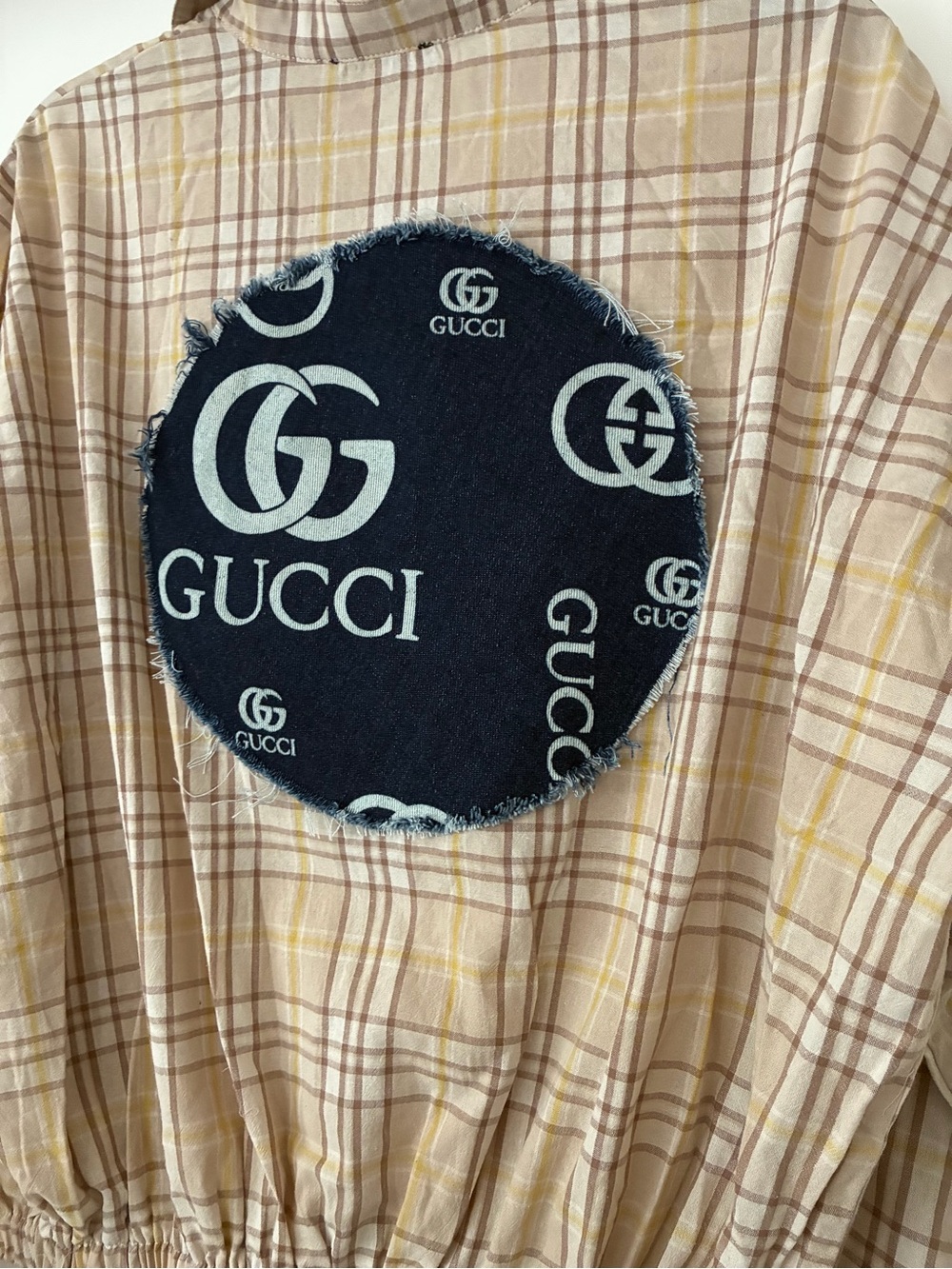New Talent/Gucci Lightweight Plaid Button up Top/Shirt 2XL - Picture 4 of 8